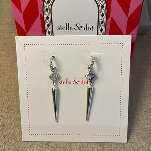 Stella & Dot Bianca Earrings 2 in 1